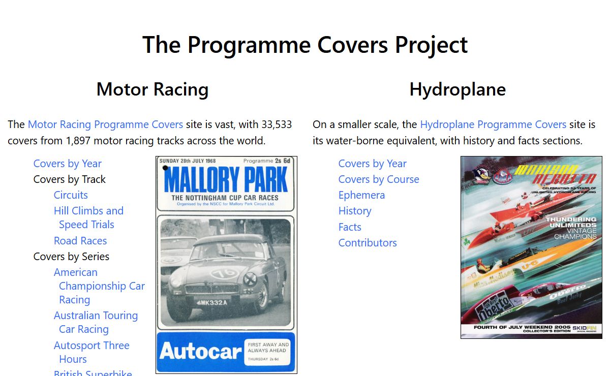 The Programme Covers Project