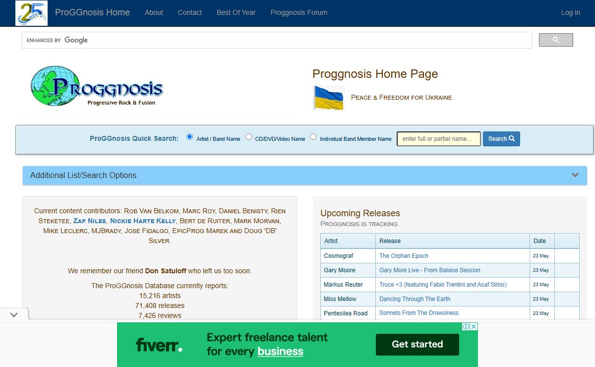 ProGGnosis - Progressive Rock & Fusion - Home Page