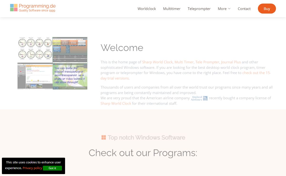 Programming.de - top notch Windows Software