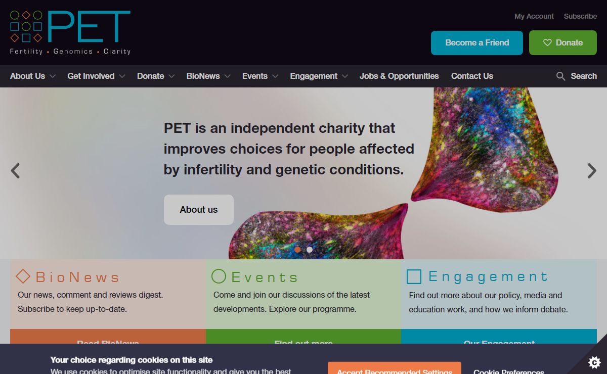 Progress Educational Trust | Fertility, Genomics, Clarity | BioNews