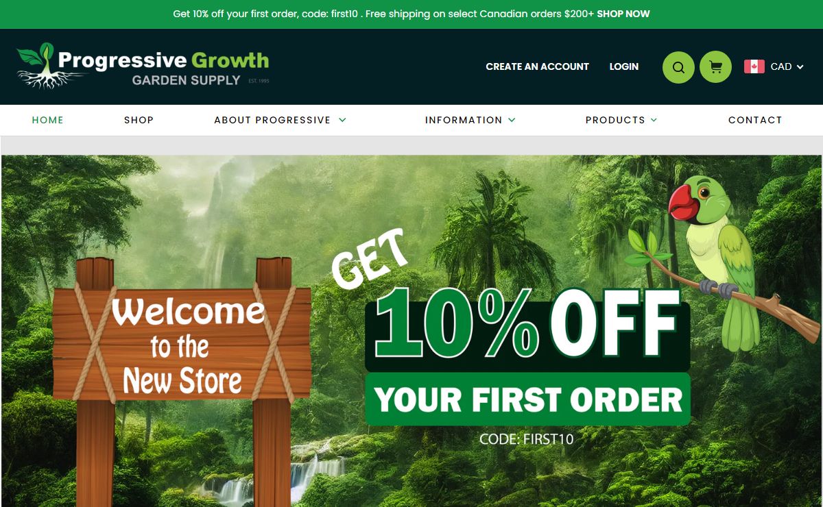 Progressive Growth Supply – Progressive Growth Garden Supply