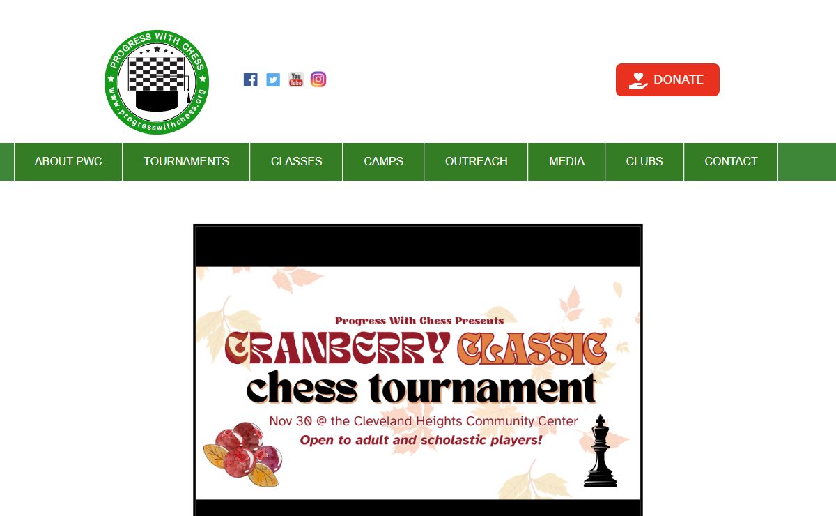 Progress With Chess - Tournaments & Camps In Cleveland