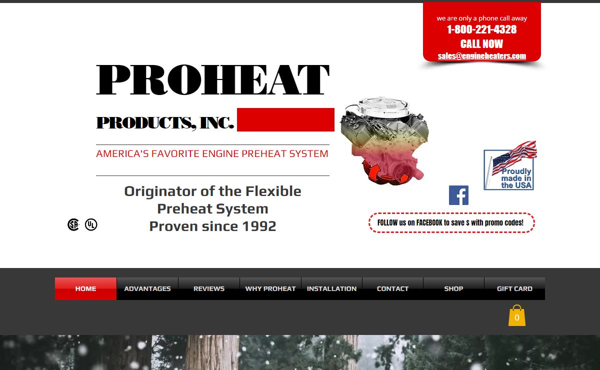 Proheat Products, Inc./Chetek/engineheaters/ oil pan/ heat oil/home