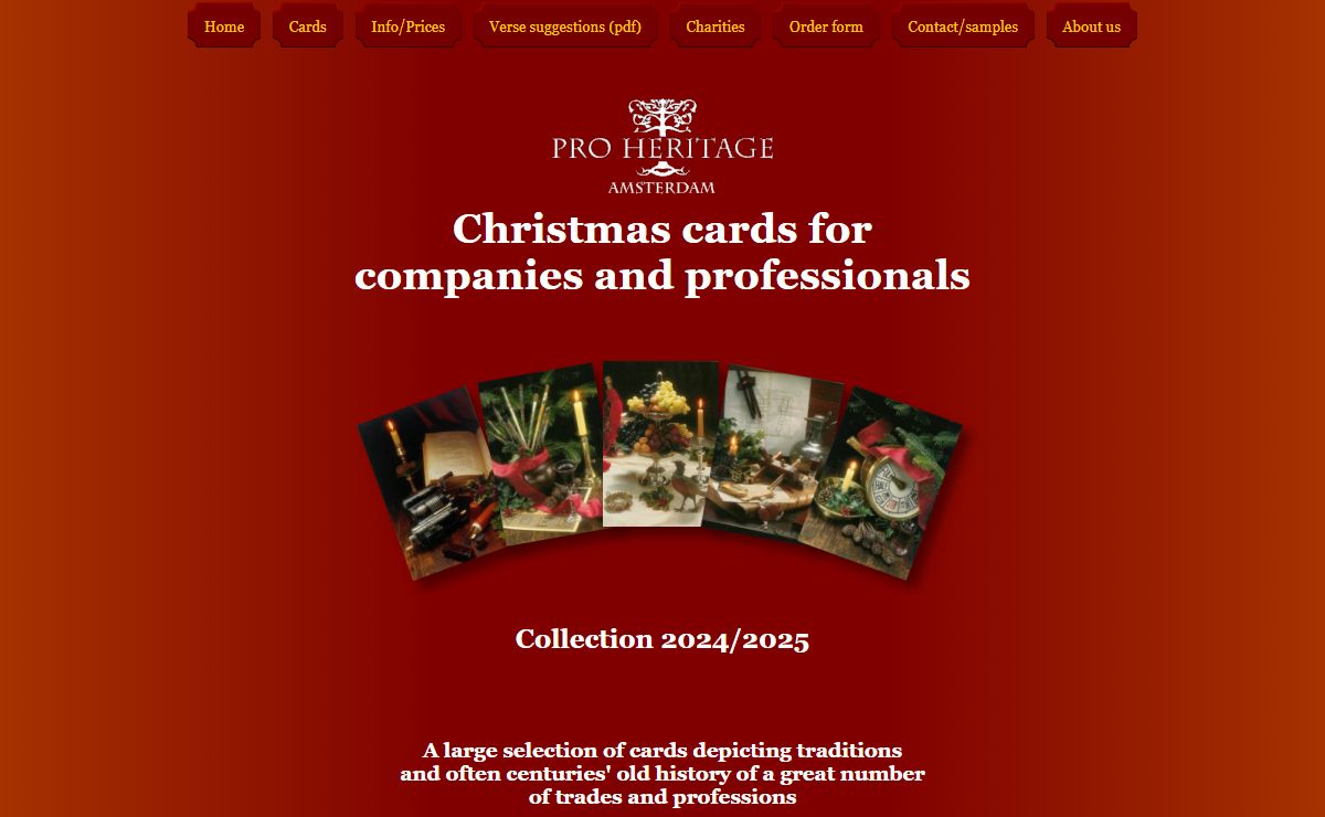 Pro Heritage - Corporate Christmas cards