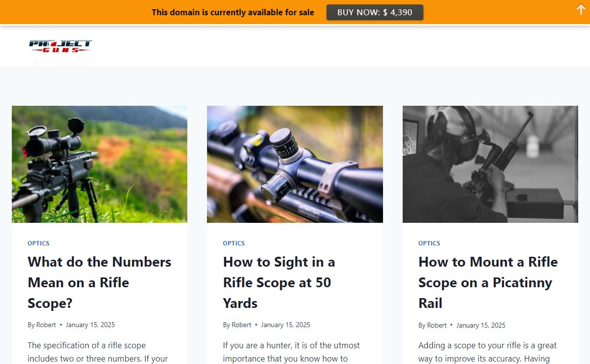 Project Guns - Rifle & Gun Reviews