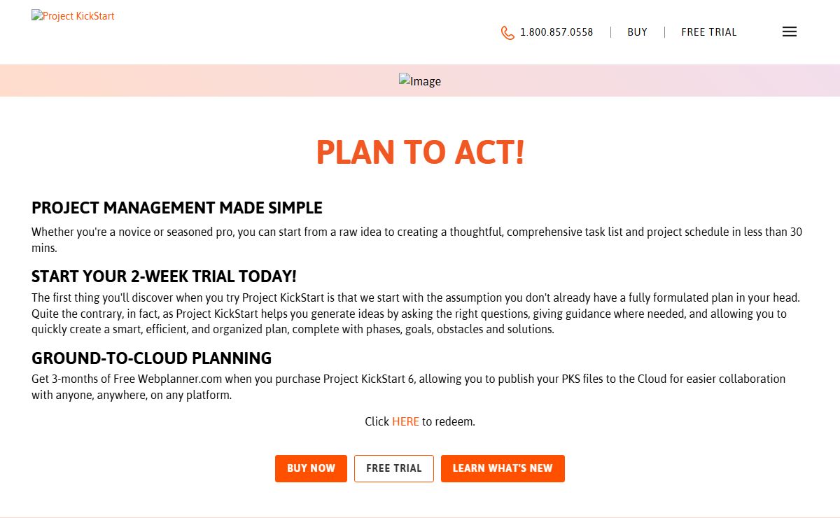 Project KickStart - Plan to Act!