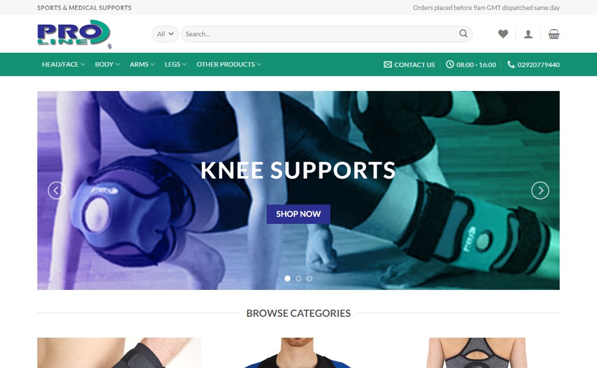 Proline – Sports & Medical Supports
