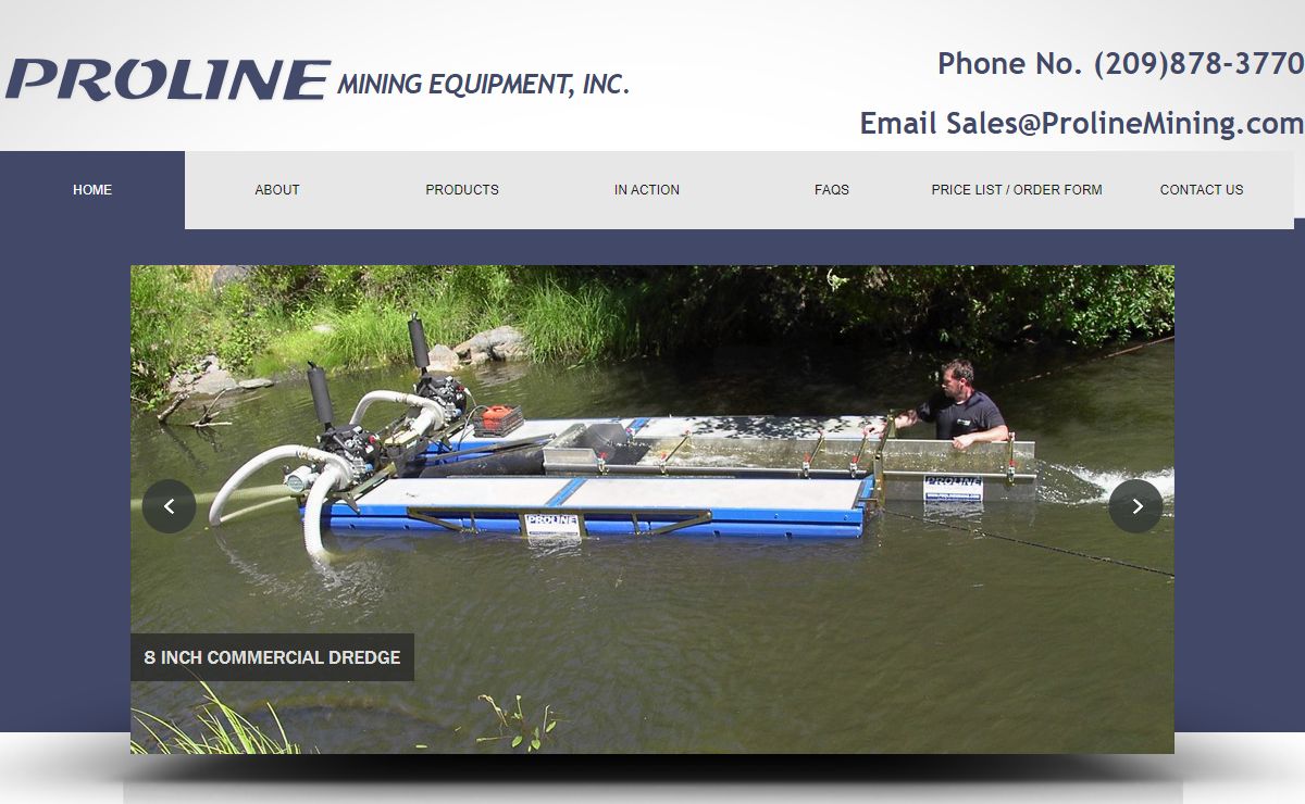 Proline Gold Mining and Prospecting Equipment, Inc.