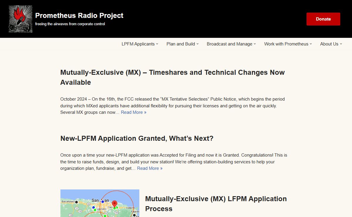 Prometheus Radio Project – freeing the airwaves from corporate control