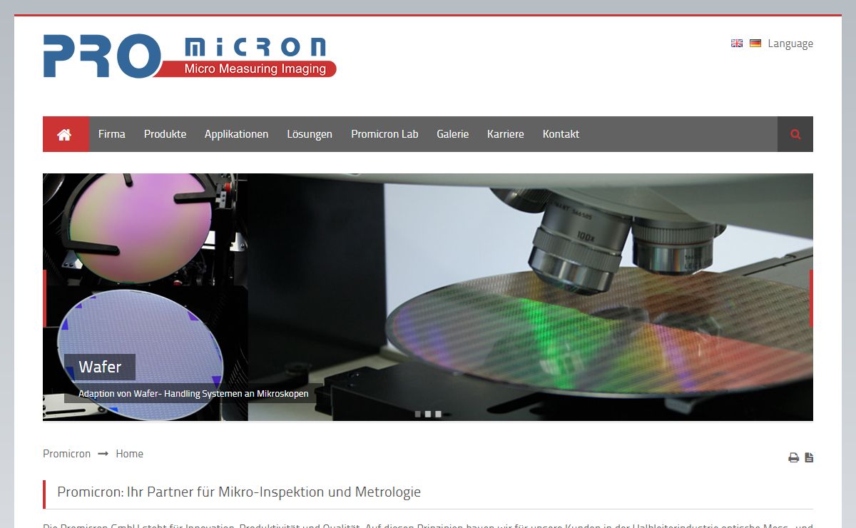 Home - Promicron GmbH