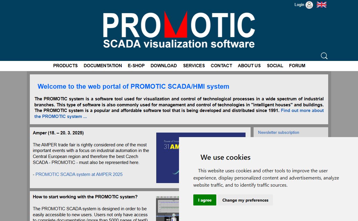 PROMOTIC SCADA/HMI system