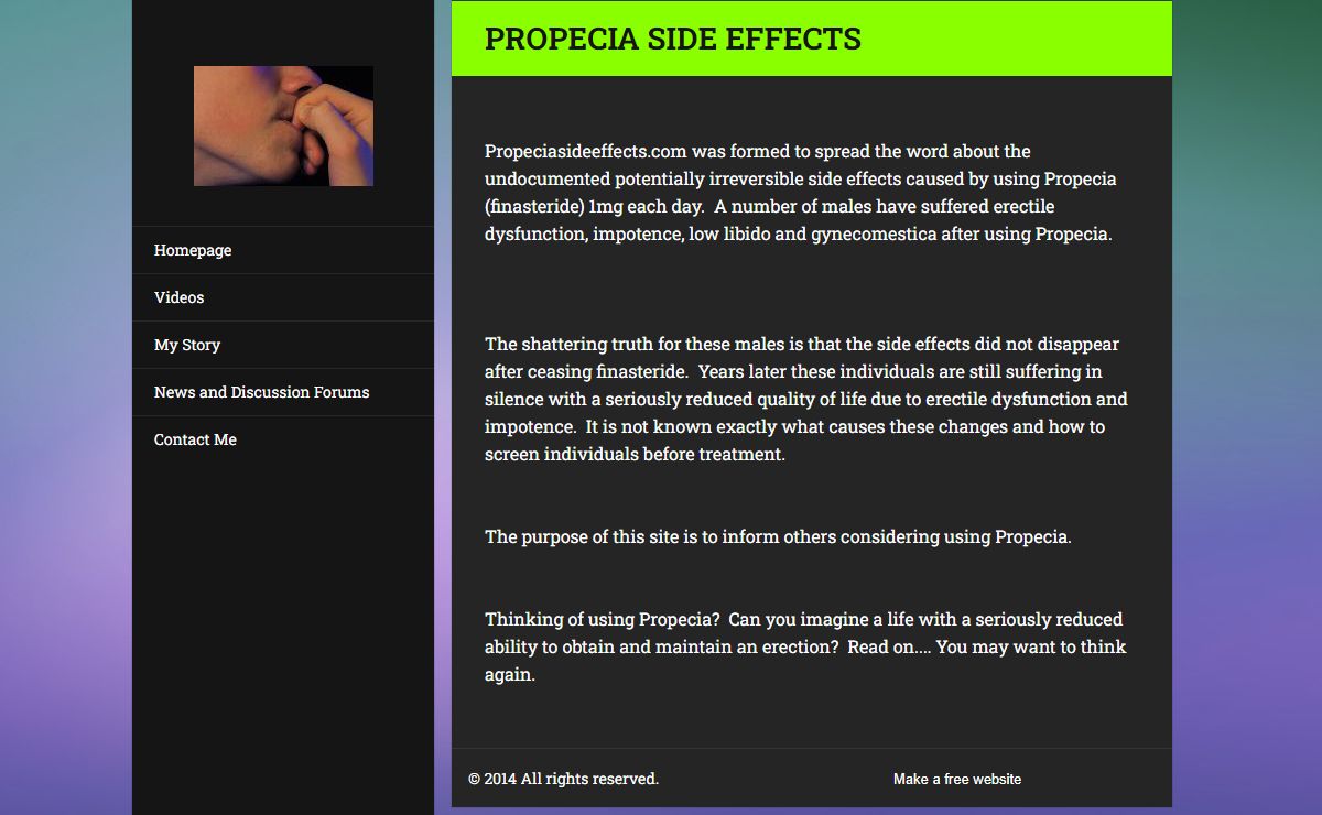 Propecia Side Effects