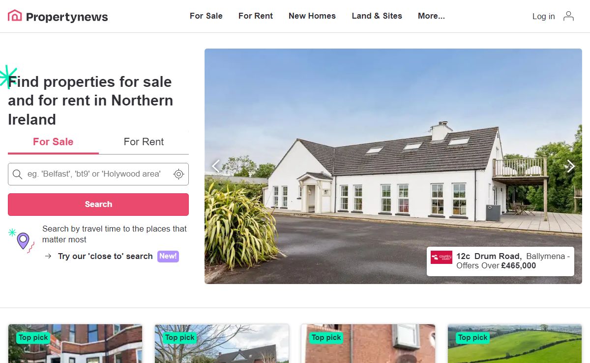 Properties for Sale and to Rent in Northern Ireland - Propertynews.com