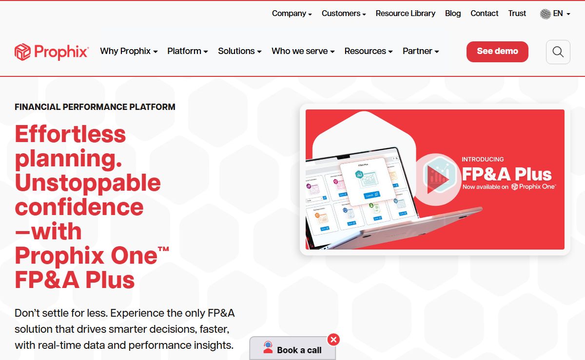 Financial Performance Platform | Prophix