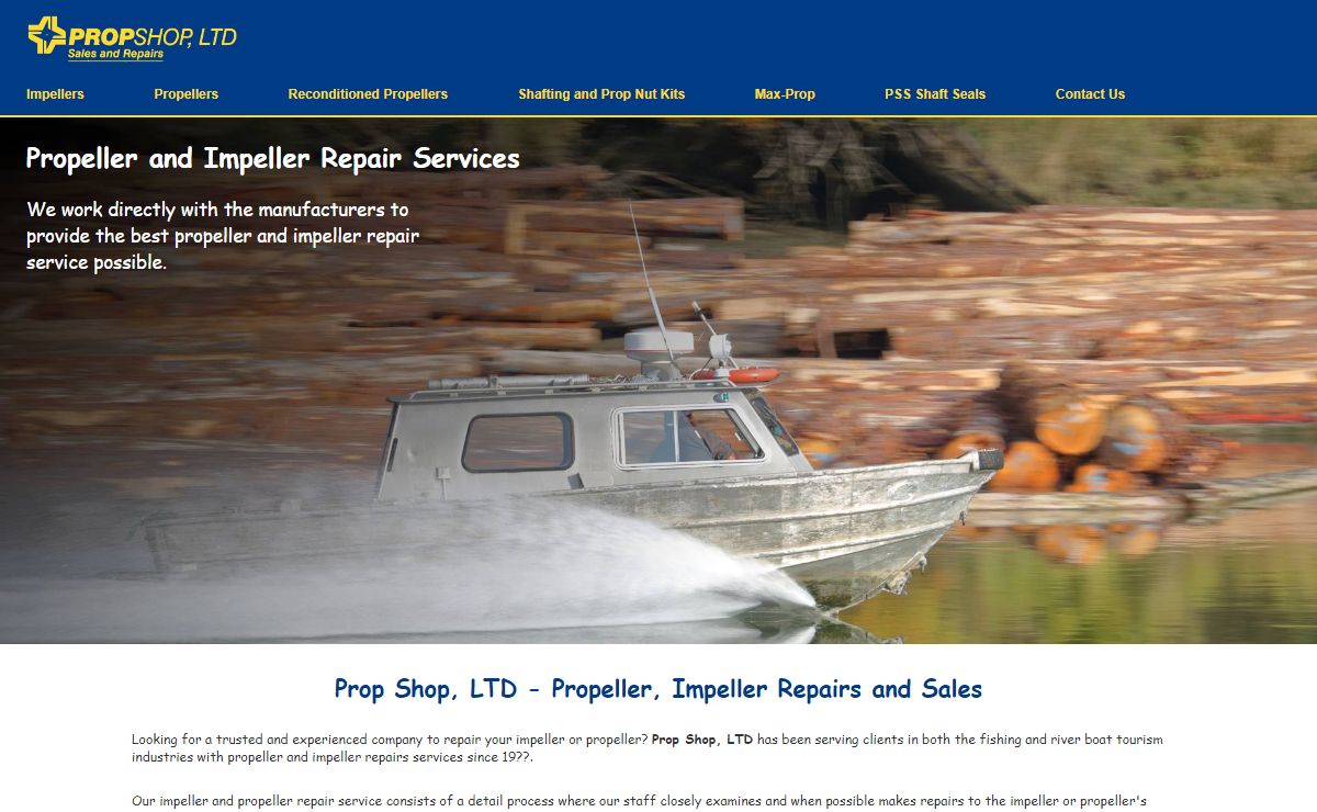 Prop Shop, LTD | Seattle's leading Impeller and Propeller Repair
