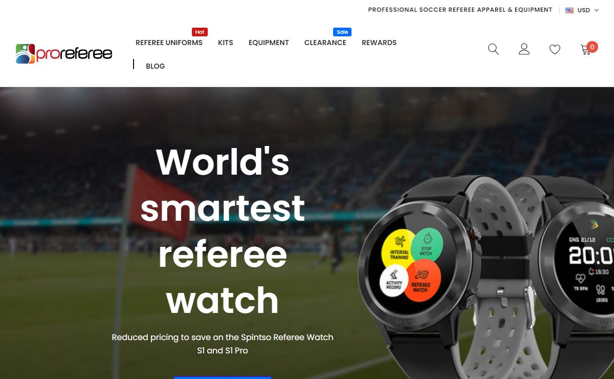 ProReferee - Professional Soccer Referee Apparel & Equipment