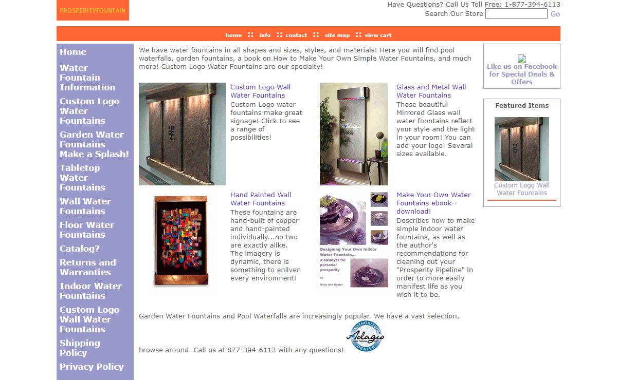 Water fountains, garden water fountains, logo water fountains, pool waterfalls