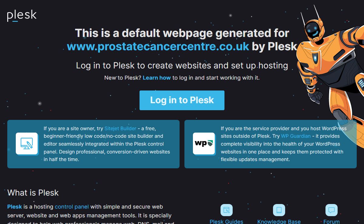 Domain Default page