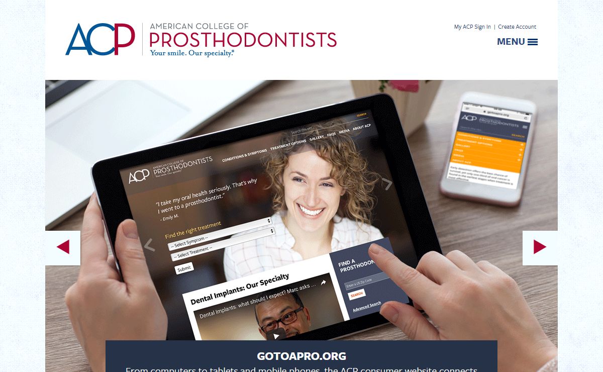 Home | American College of Prosthodontists