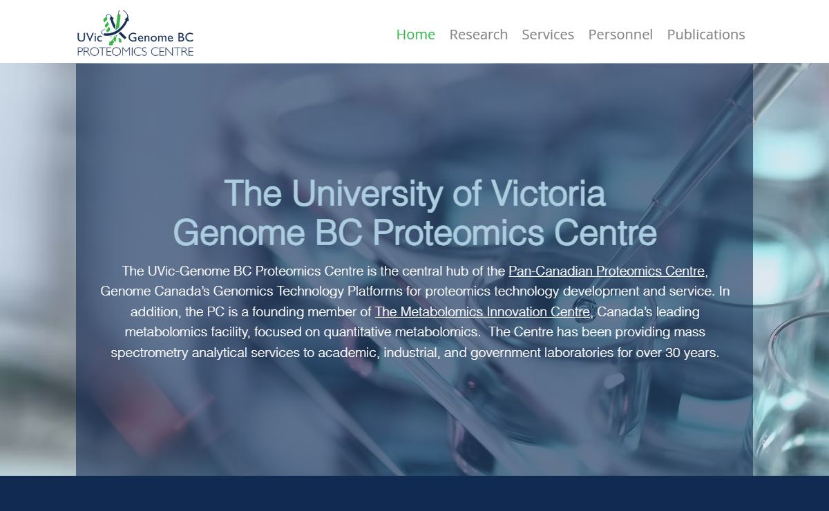 Service | Proteomics | UVic Proteomics Centre | Canada