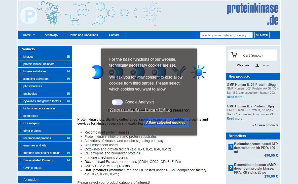 Proteinkinase.biz Shop - proteinkinase.biz