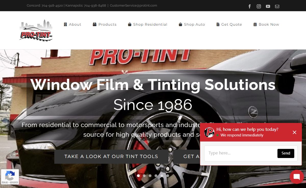 Home - Pro-Tint Window Tinting