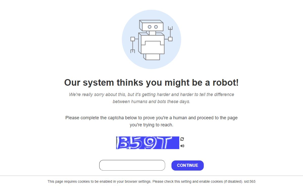 Robot Challenge Screen