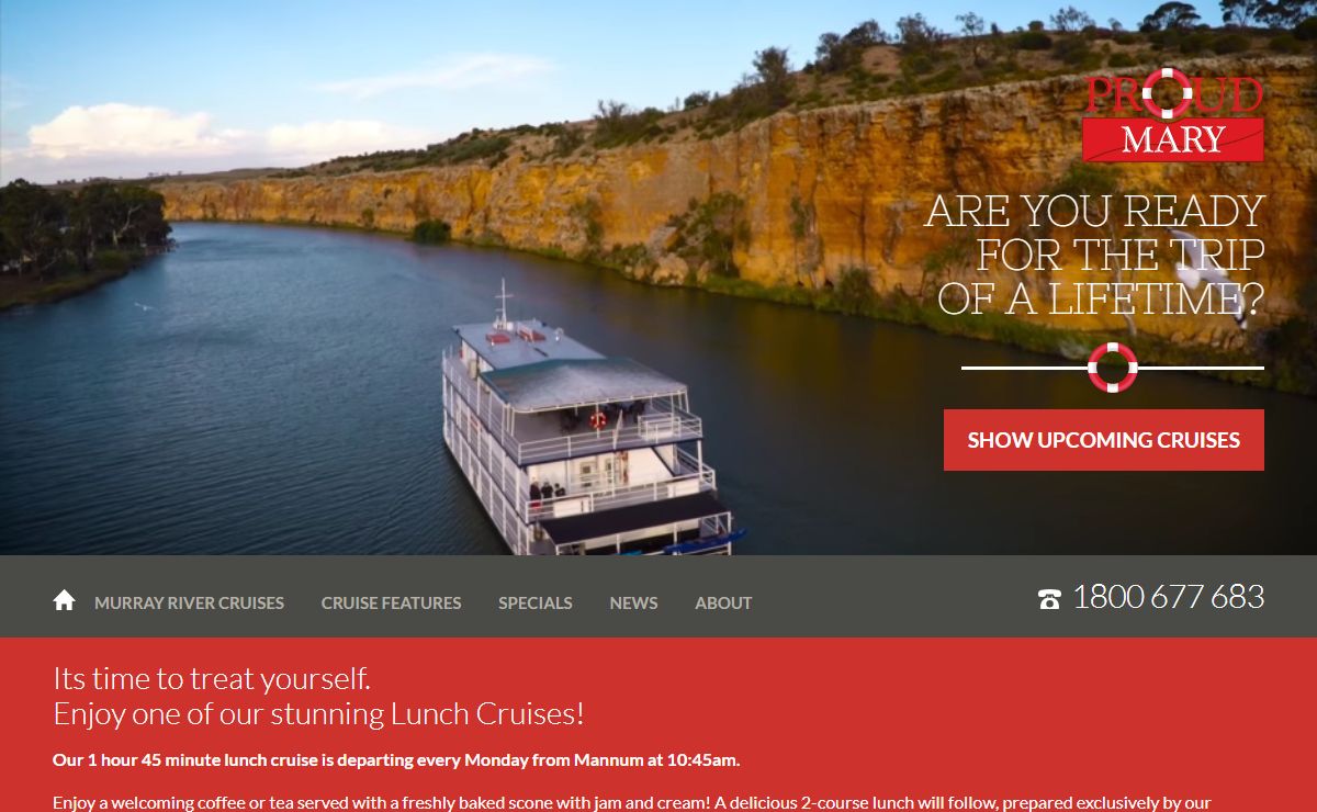 Murray River Cruises | Original Proud Mary River Murray Cruise