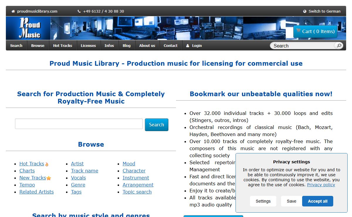 Royalty Free Music by proudmusiclibrary.com