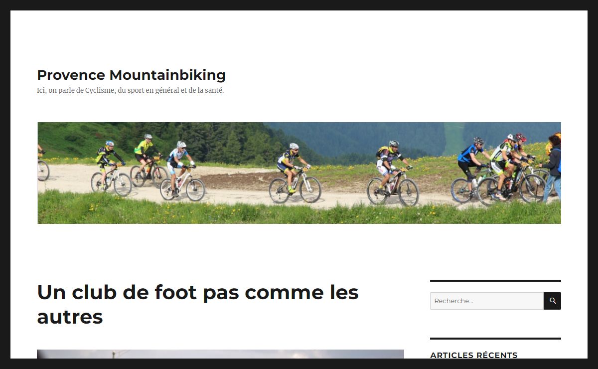 Provence Mountainbiking - Ici, on parle de Cyclisme, du sport en général et de la santé.