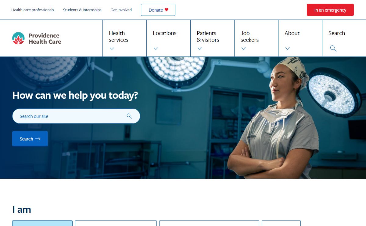 Homepage | Providence Health Care