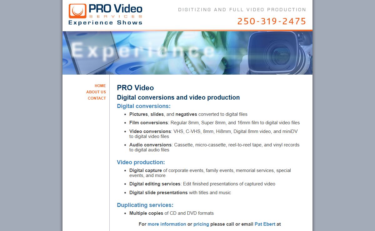 Video Production and Post Production Services Kamloops BC Canada