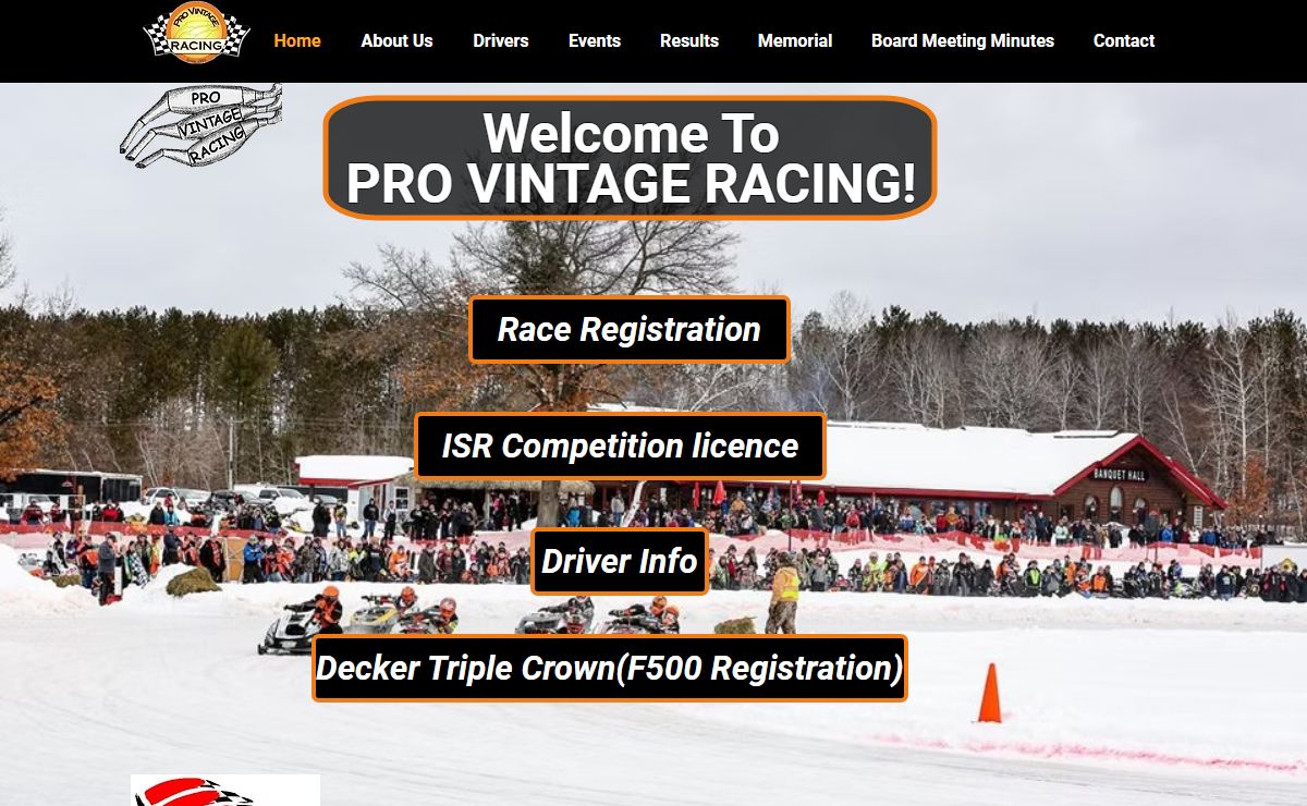 Pro Vintage Racing | Vintage Snowmobile Racing