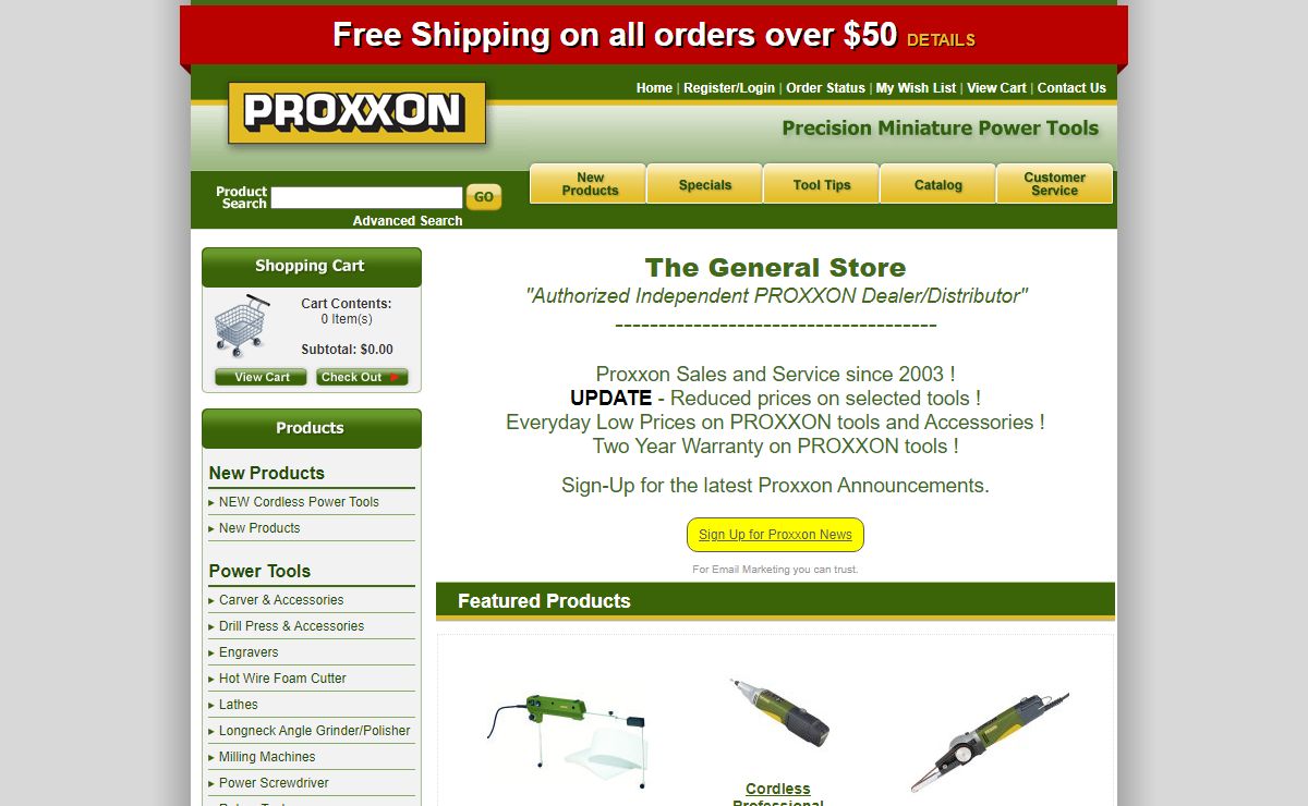 Proxxon Tools - The General Store