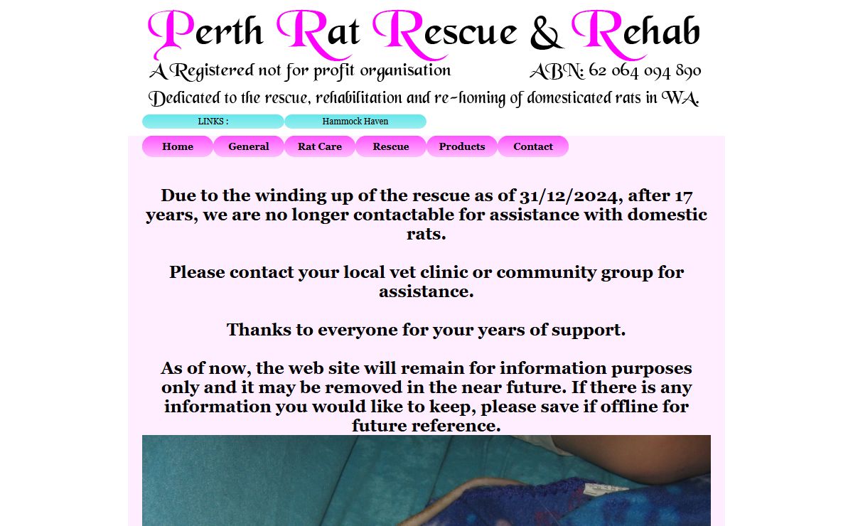 PRRR - Perth Rat Rescue & Rehab