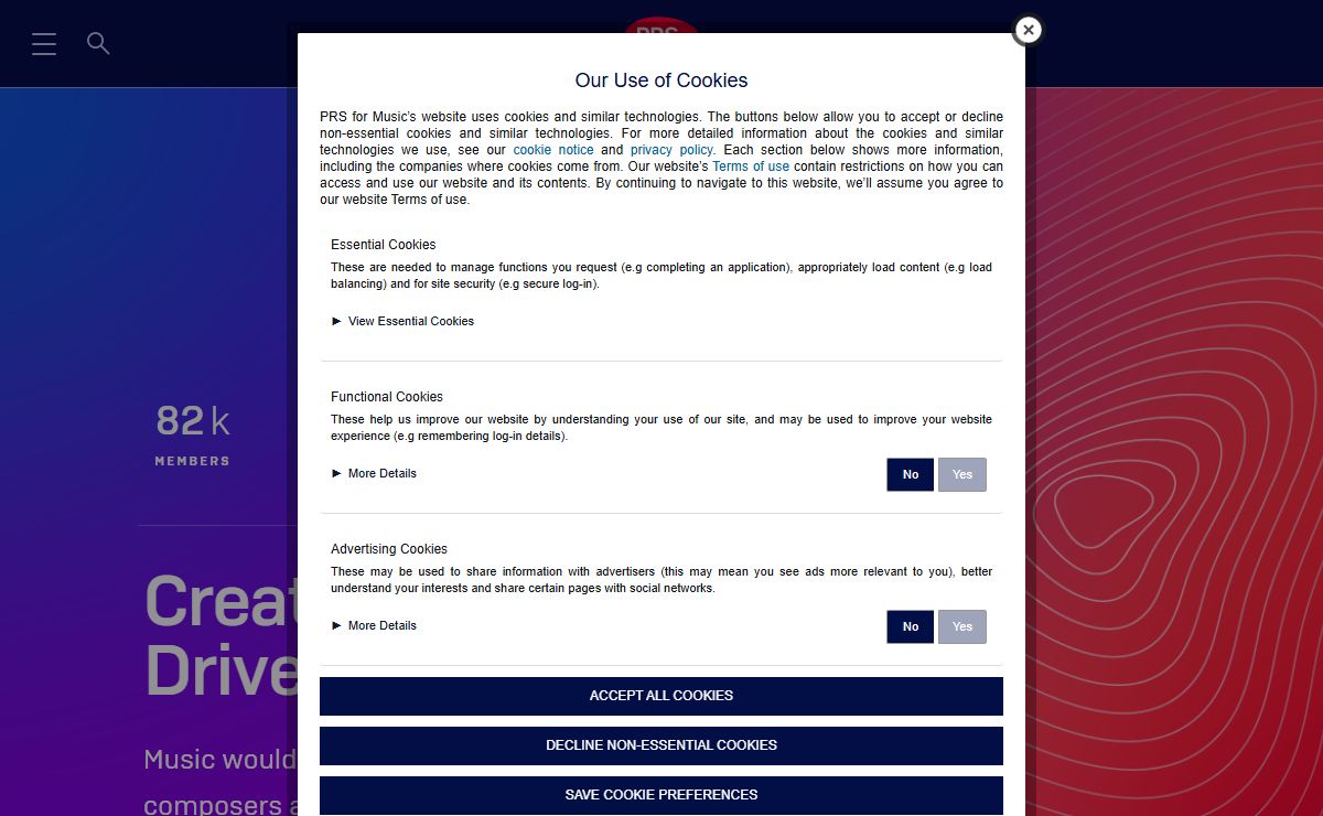 PRS for Music: royalties, music copyright and licensing