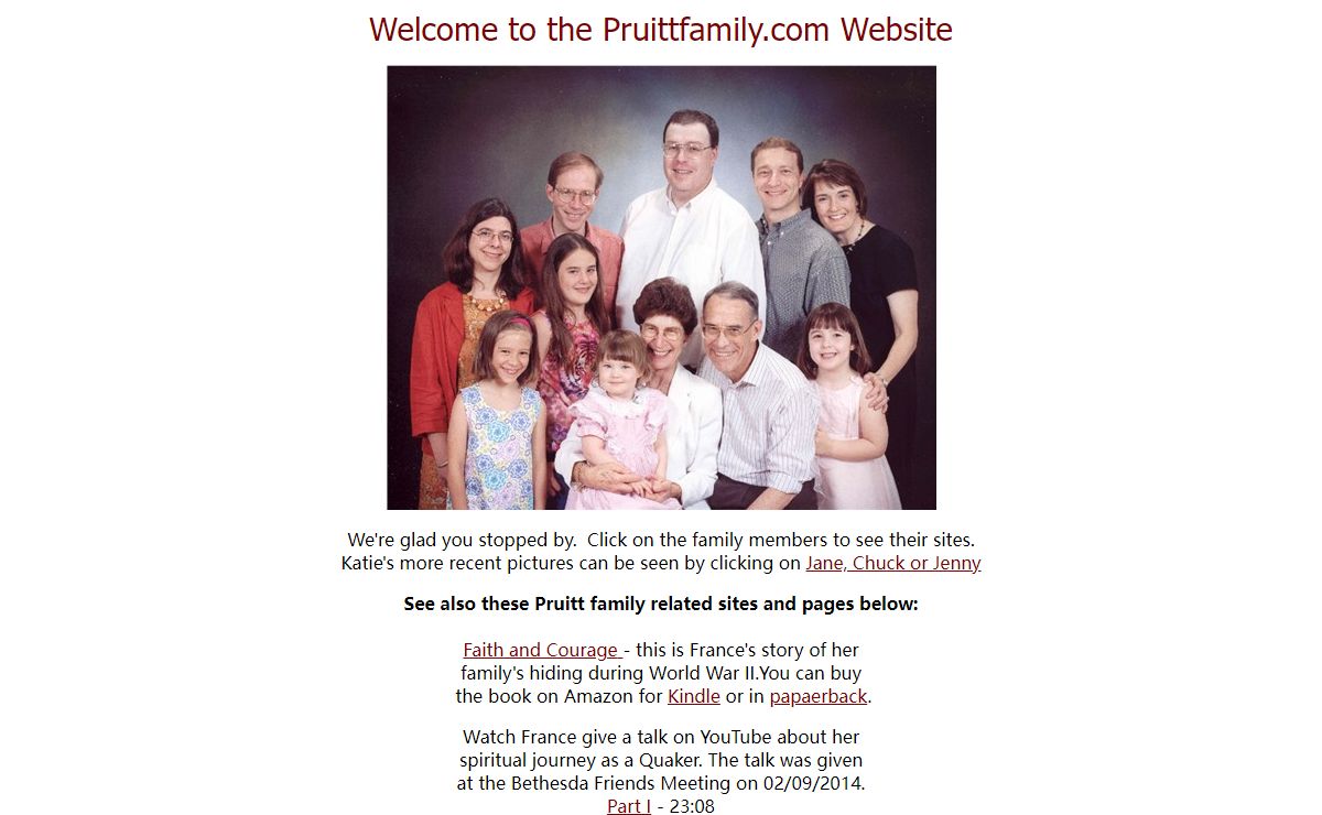 Pruitt Family Home Page