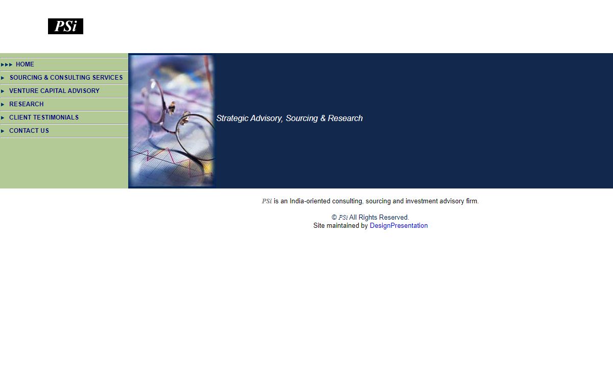 PSi: India sourcing, consulting & advisory