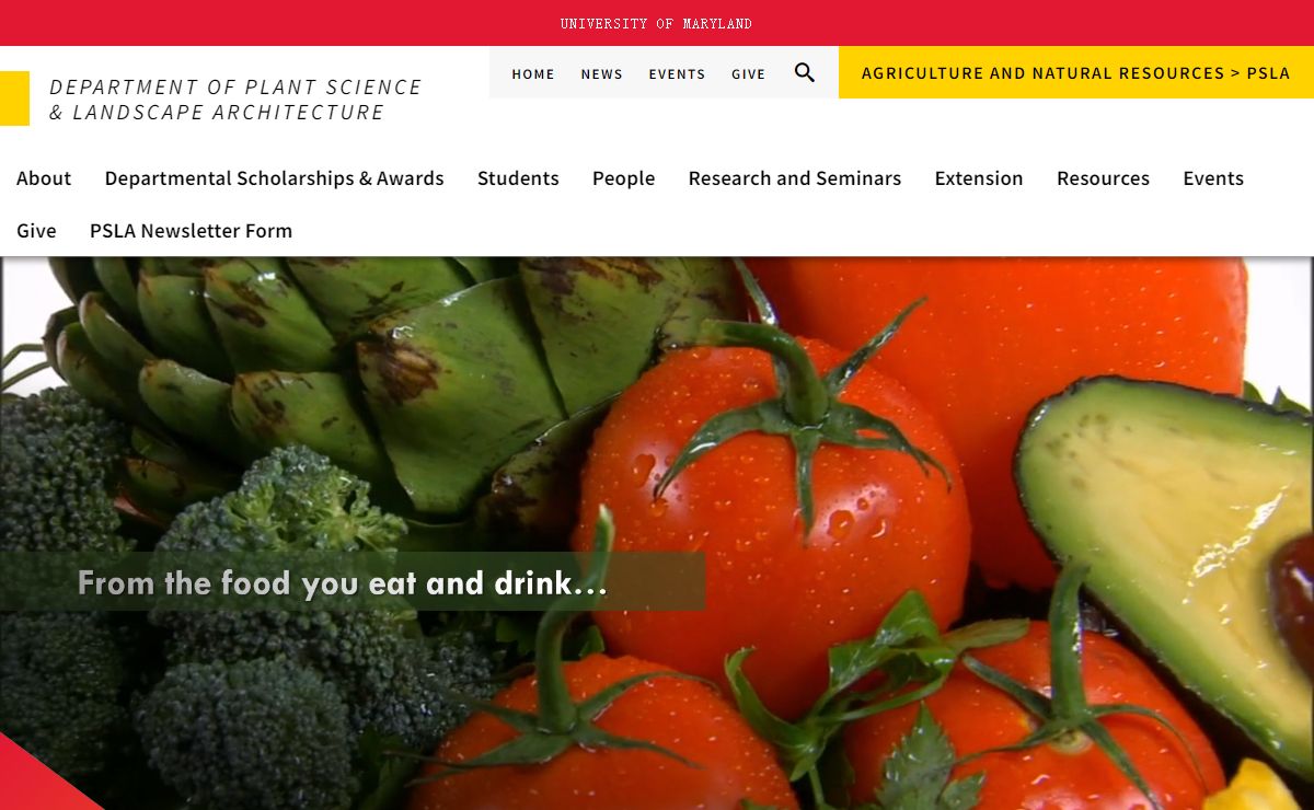Home | Department of Plant Science & Landscape Architecture