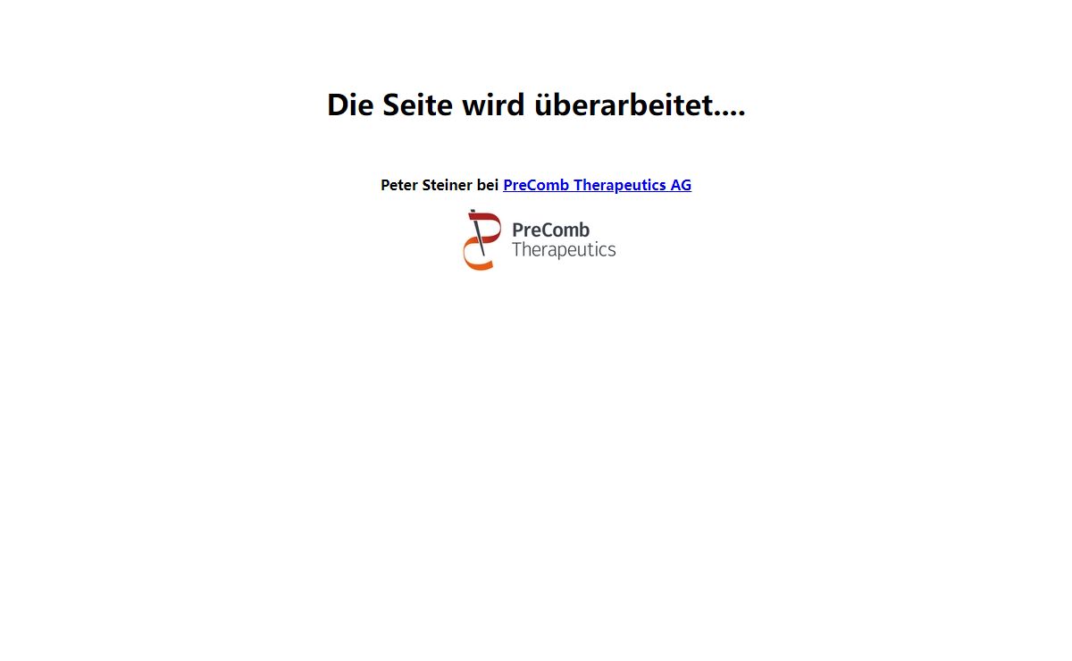 Hompepage P. Steiner