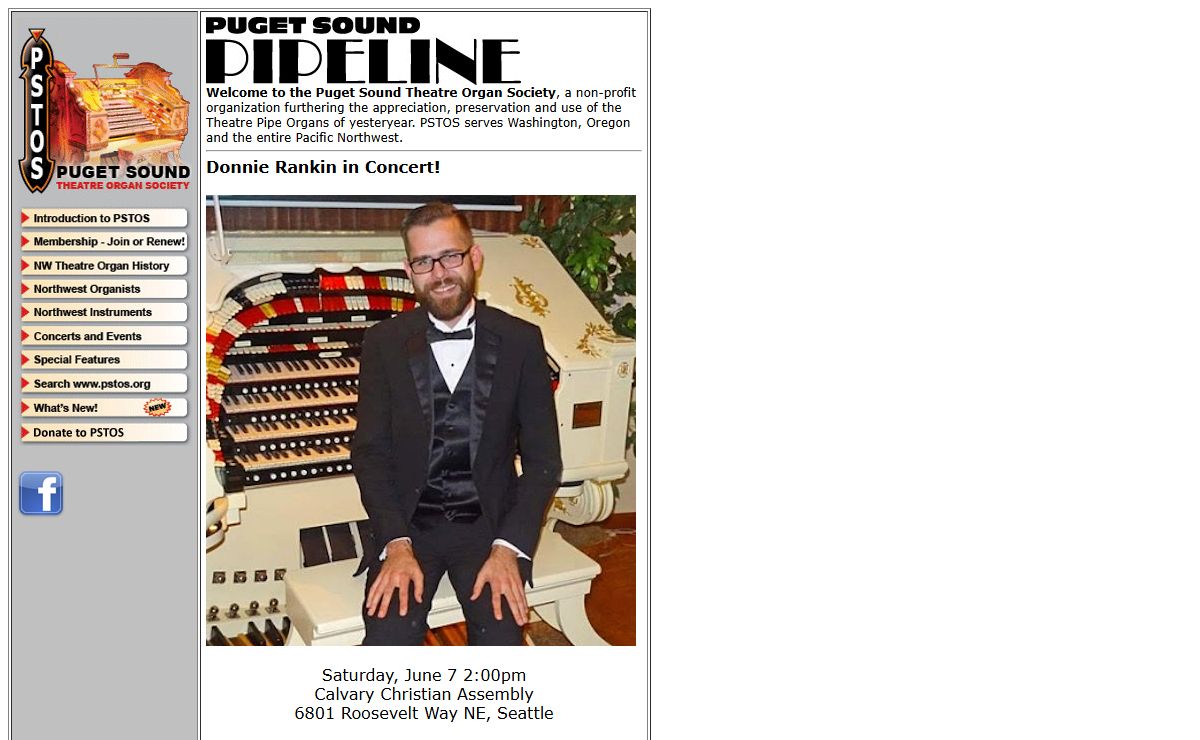 PSTOS - Puget Sound Theatre Organ Society