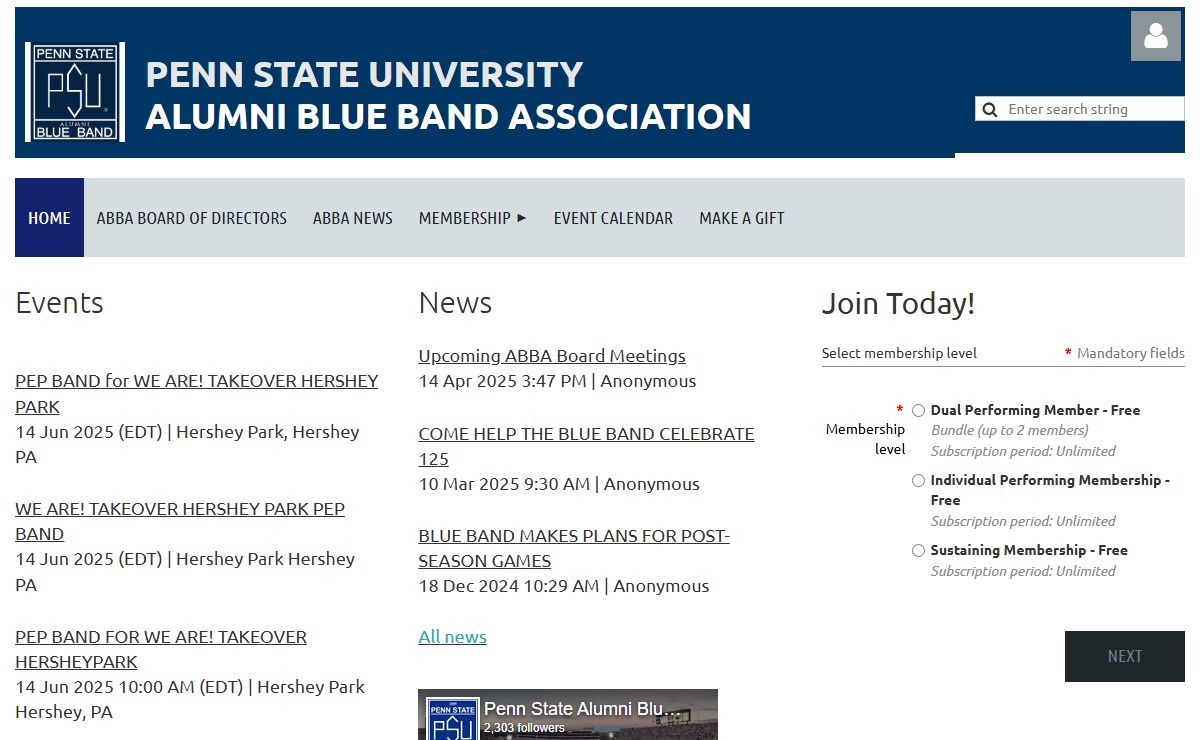 Alumni Blue Band Association - Home