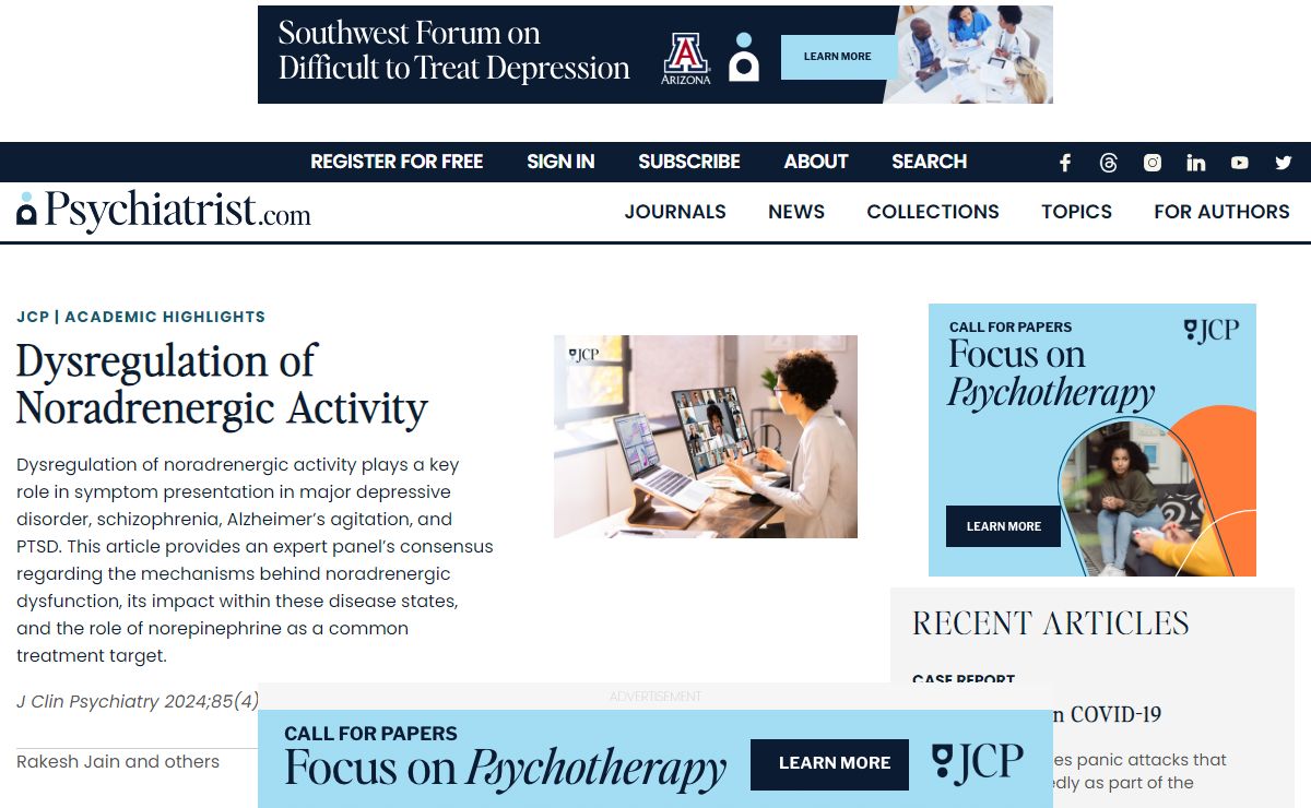 Psychiatrist.com: JCP, PCC, and The CME Institute