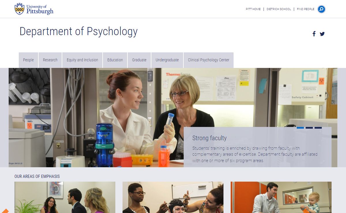 Psychology | University of Pittsburgh