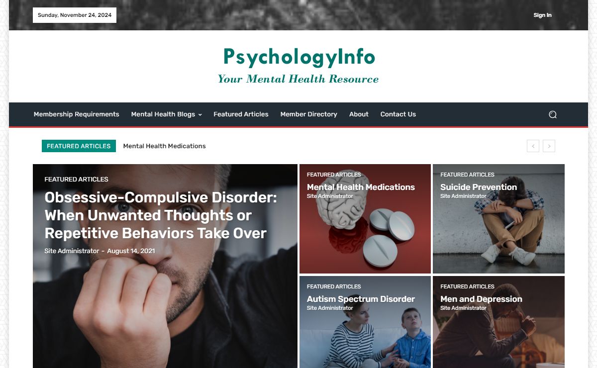 Home - Psychology Info