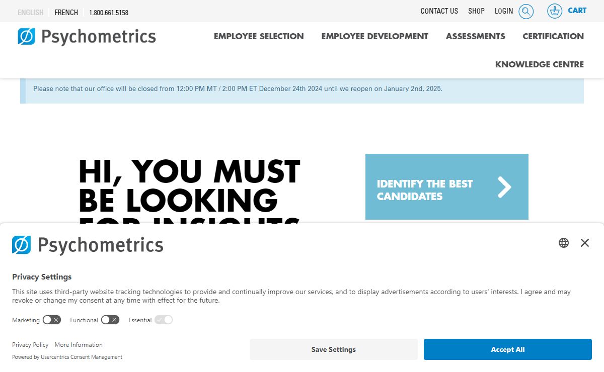 Psychometrics Canada | Talent Assessment Insights