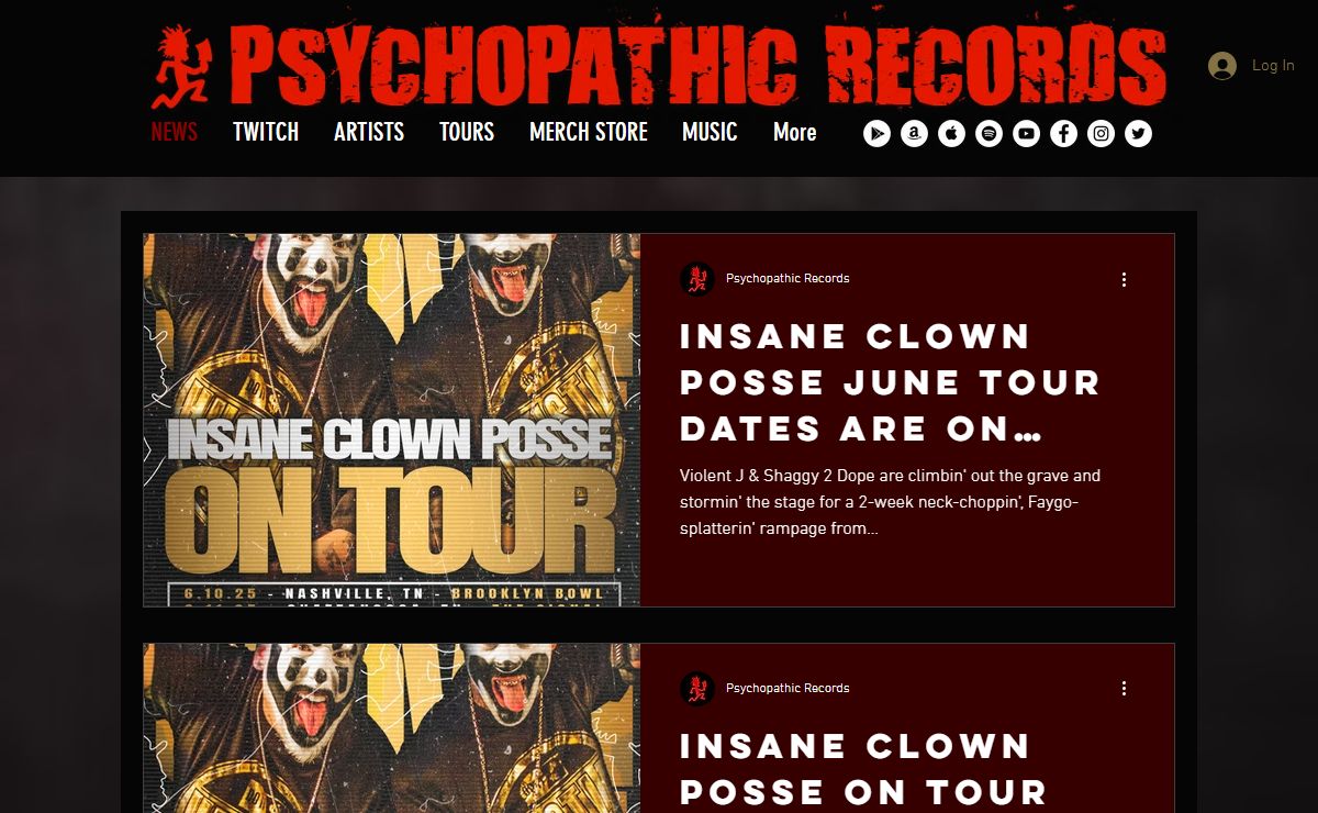 NEWS | Psychopathic Records