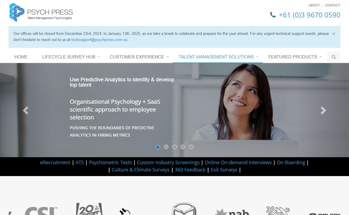 Psych Press | Talent Management Psychologists