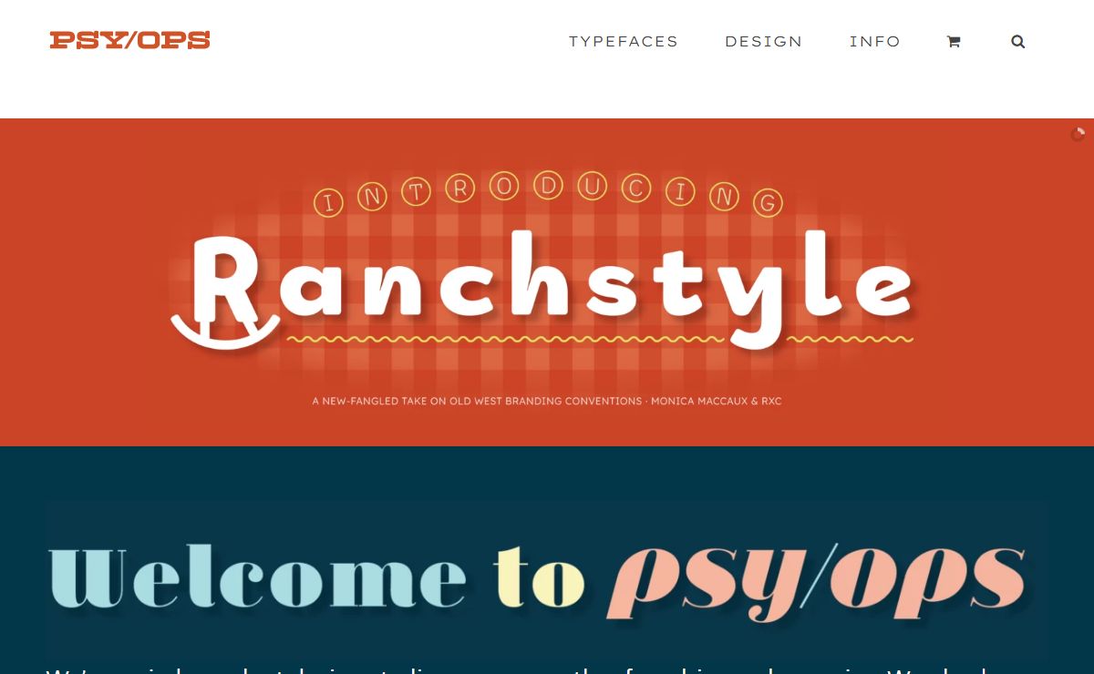 PSY/OPS Type Foundry