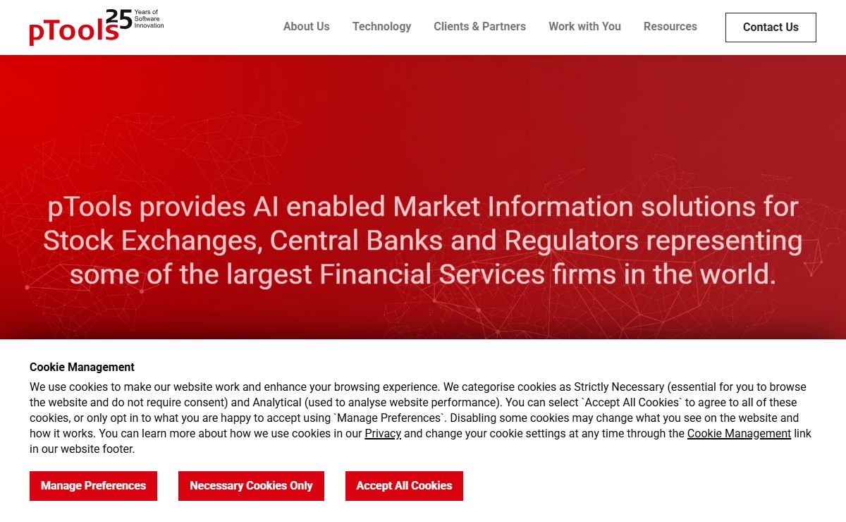 pTools - Market Information Solutions